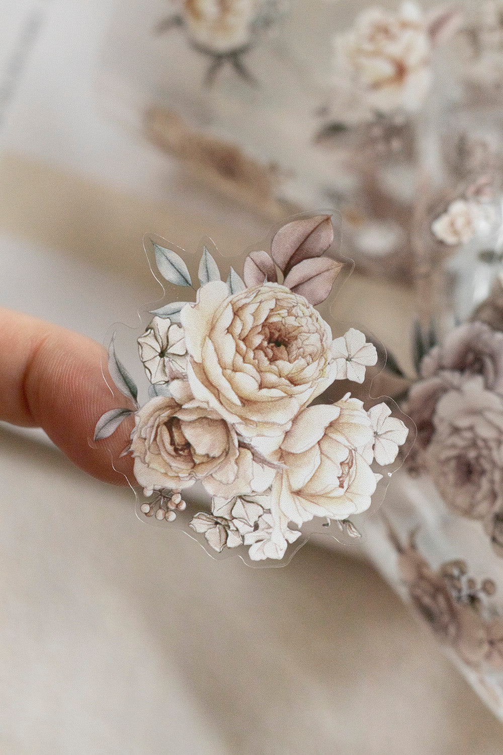 Loidesign Amber Bloom Kiss-Cut PET Tape