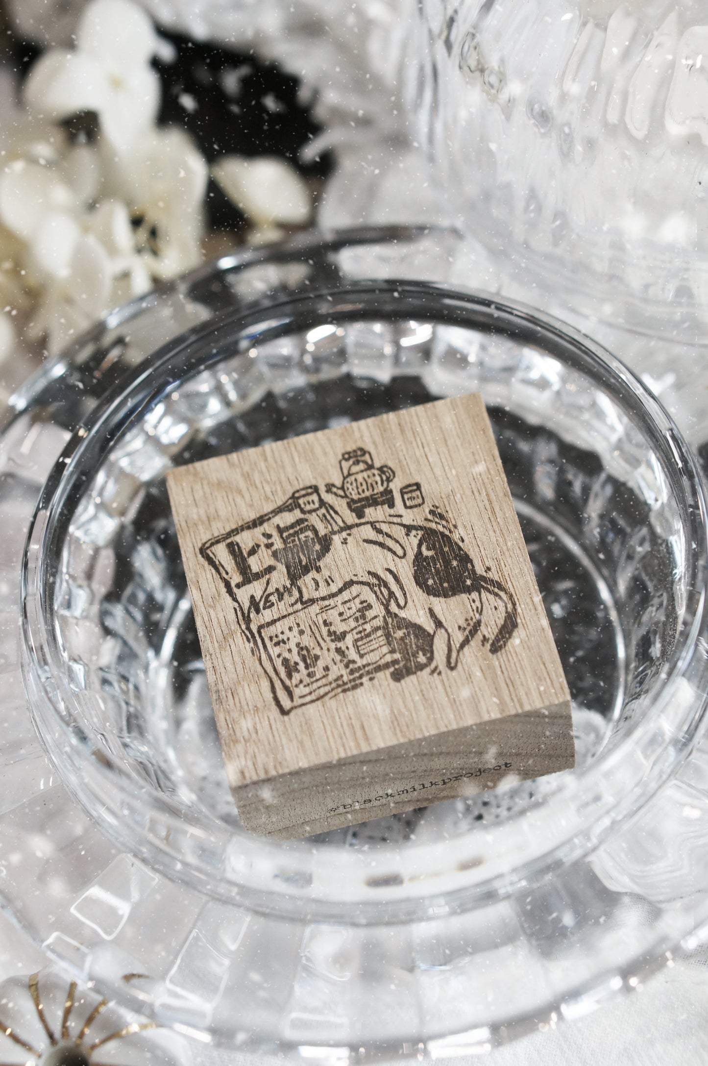 Black Milk Project "Notes in the Night" Series Rubber Stamp - Night News