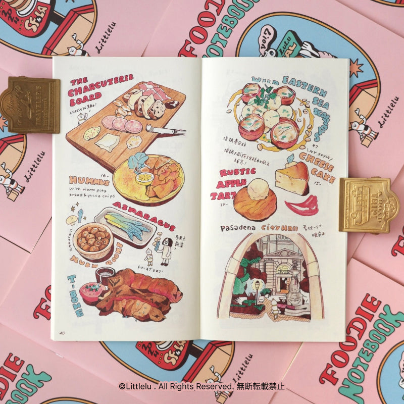 Littlelu Vol.7 Foodie Illustrated Zine – Pinky Elephant