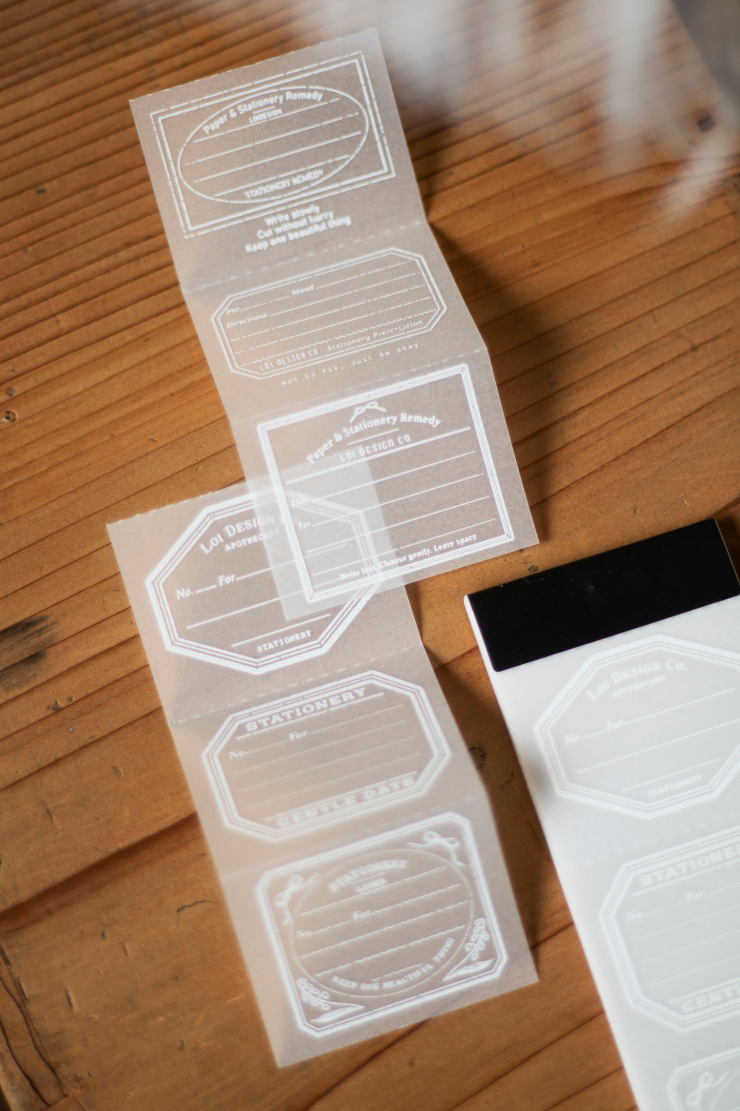 Loidesign Tracing Paper Memo Book - Stationery Prescription