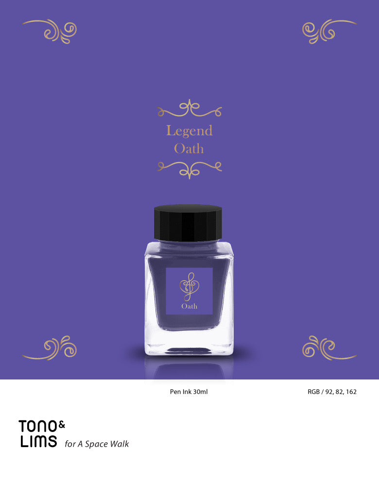 Tono & Lims Bottled Ink - Oath, Legend Collection