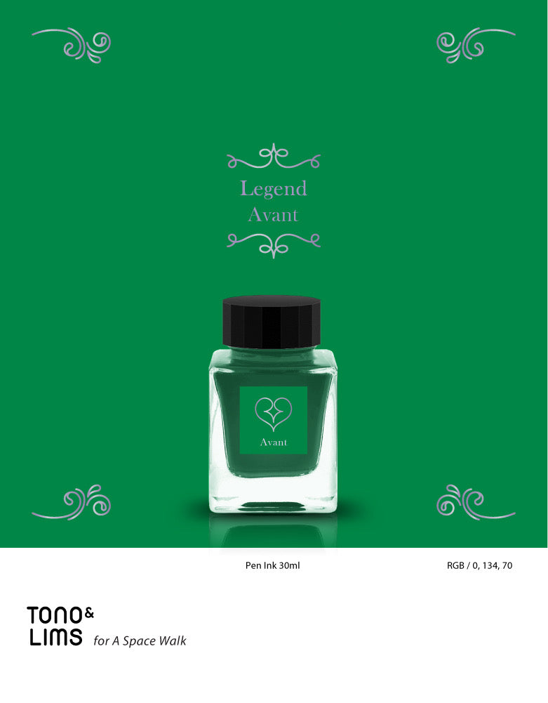 Tono & Lims Bottled Ink - Avant, Legend Collection