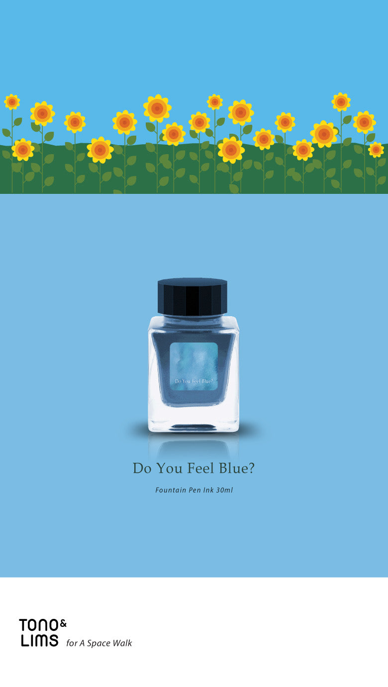 Tono & Lims Bottled Ink - Do You Feel Blue?, Lim Papa Memorial Collection