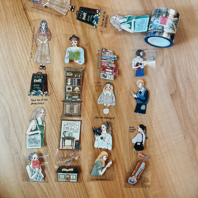 La Dolce Vita Find Me at the Bookstore Clear PET Tape