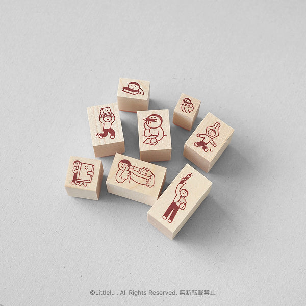 Littlelu Rubber Stamp - 2026 Summer - Lifestyles