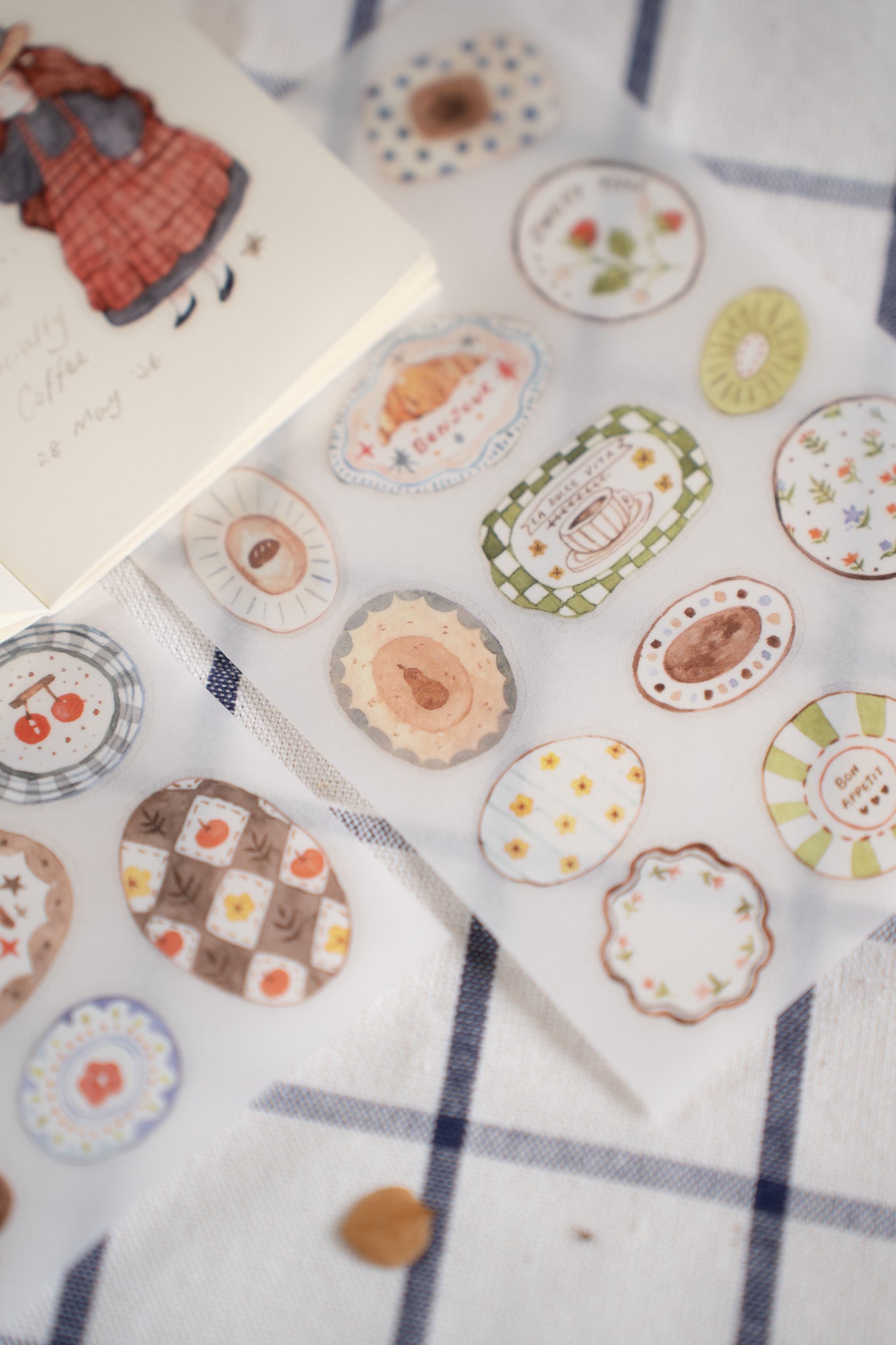 Sho Little Happiness Transfer Sticker Set - Plates