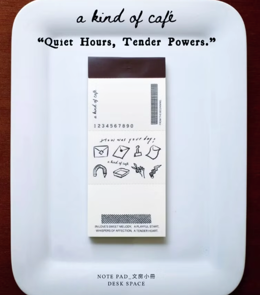 a kind of café Perforated Note Pad - Desk Space