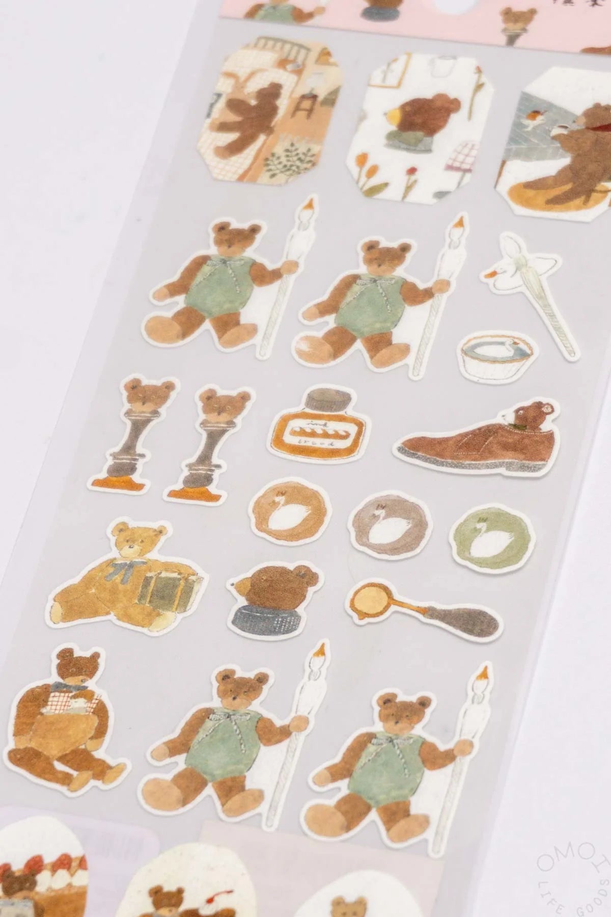 Tobimatsu Shoichiro Cotton Paper Sticker - Kuma Club