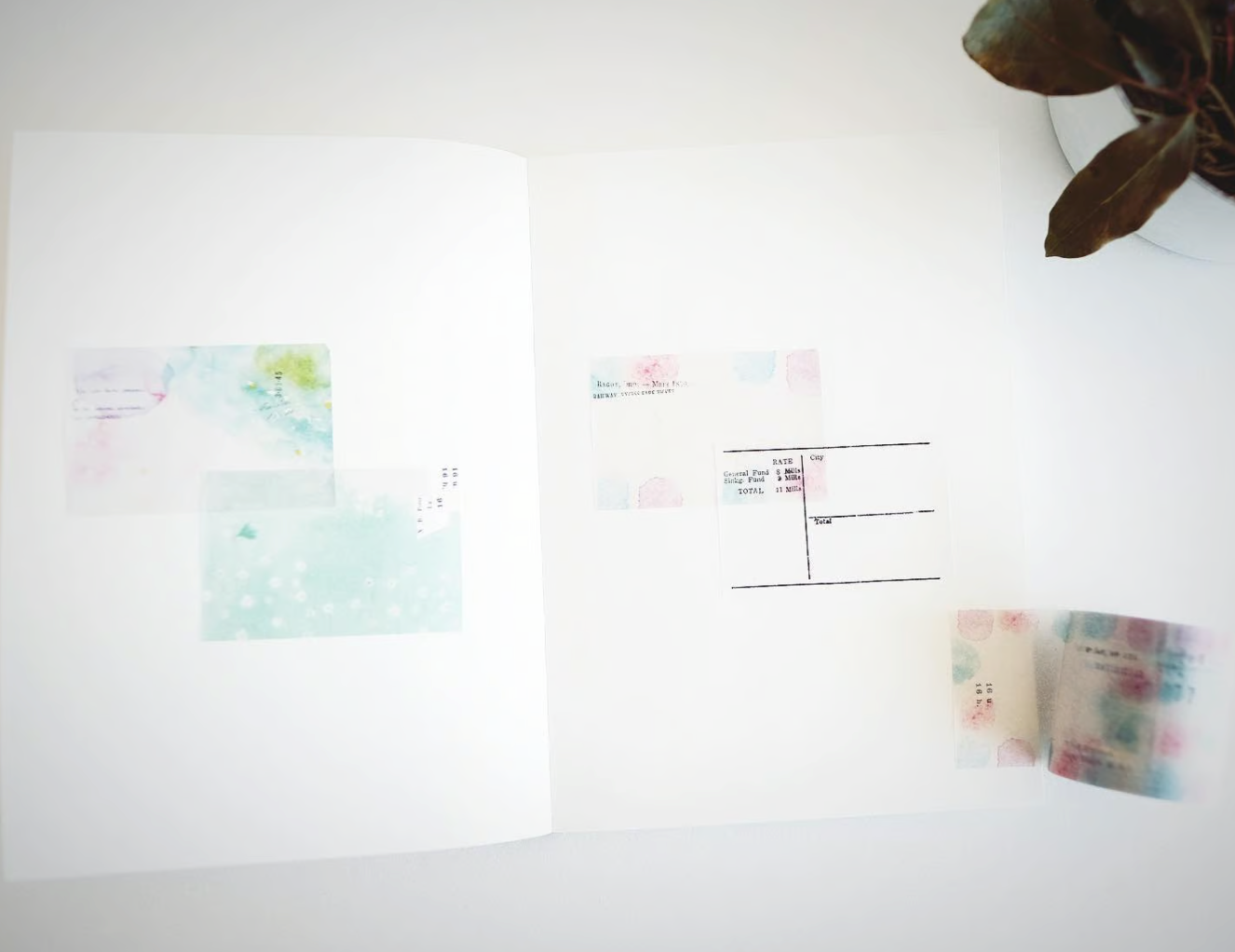 YOHAKU Tracing Roll Sticky Notes - Journal (R-004)