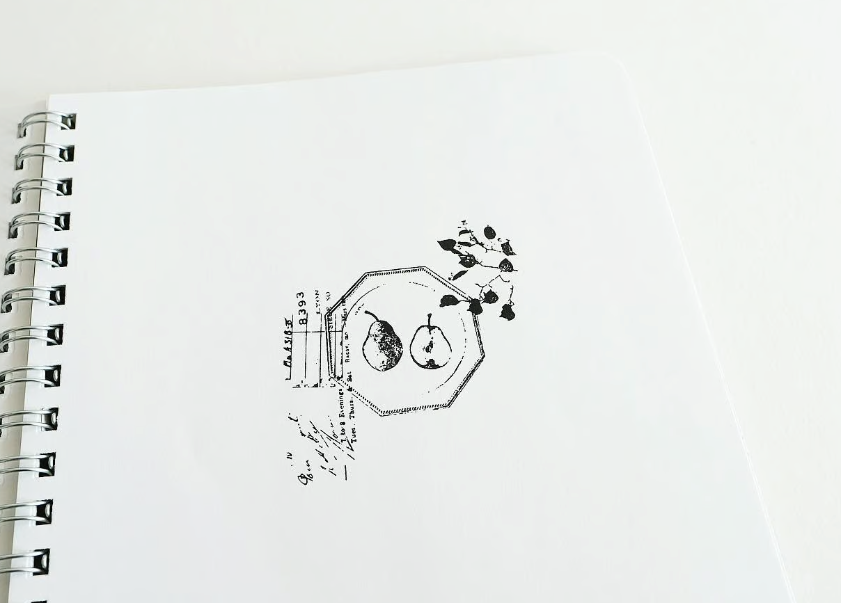 YOHAKU Rubber Stamp - Apple (S-086)