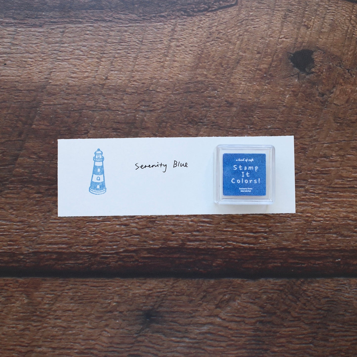 a kind of café Stamp It Colors Mini Ink Pad - Summer Blue Colors
