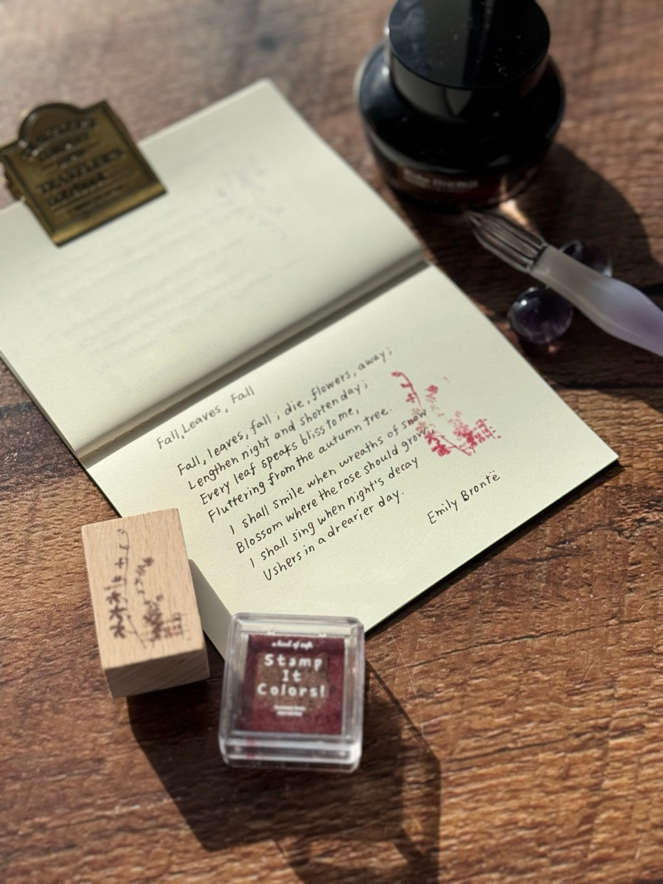 a kind of café Duo Series Mini Ink Pad Set, NECO TIME, 6 pcs