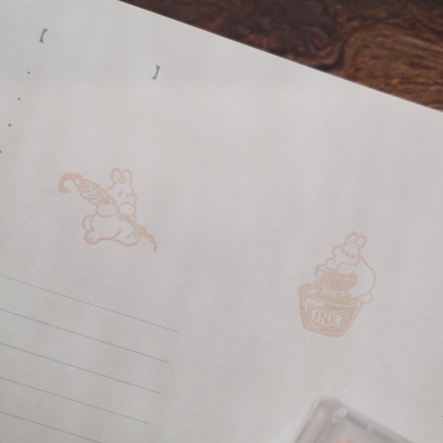 a kind of café Stamp It Colors Mini Ink Pad - Peachy Puff