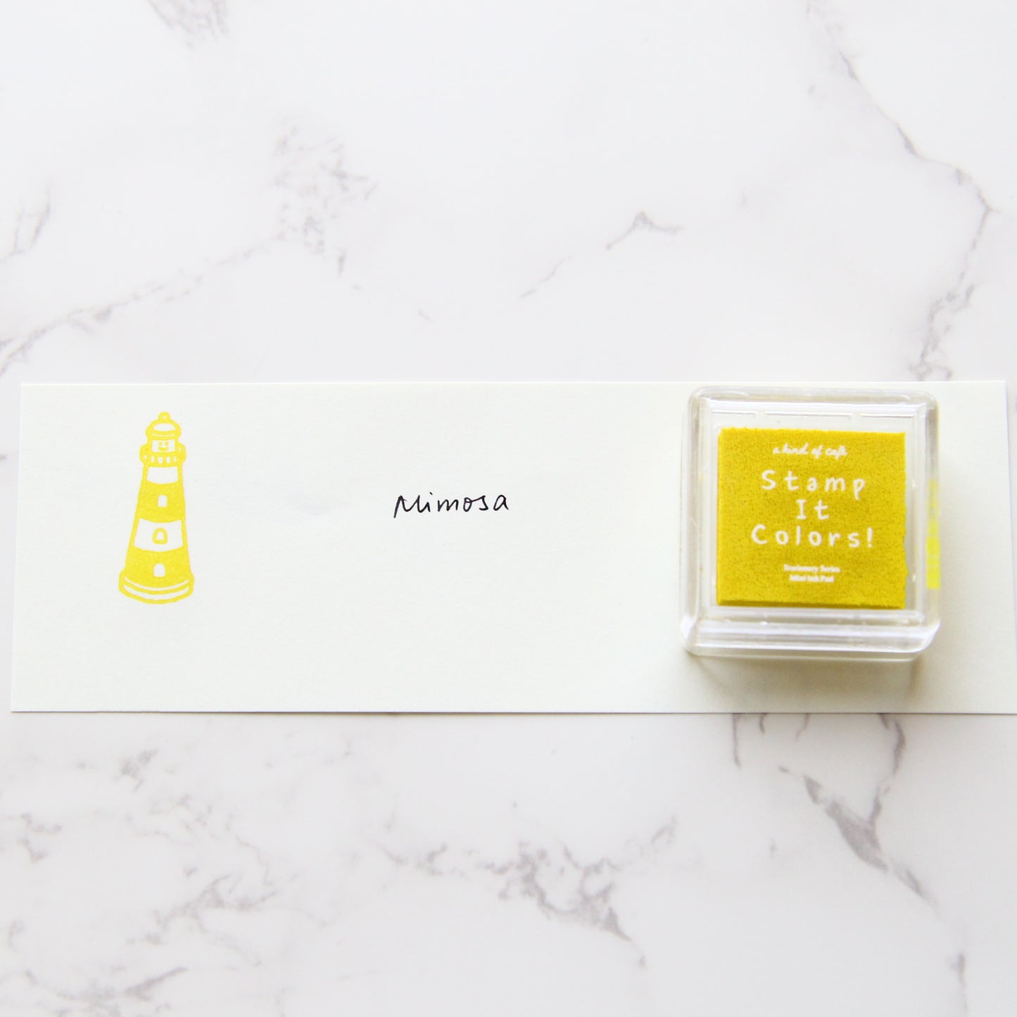 a kind of café Stamp It Colors Mini Ink Pad - Yellow Color Collection