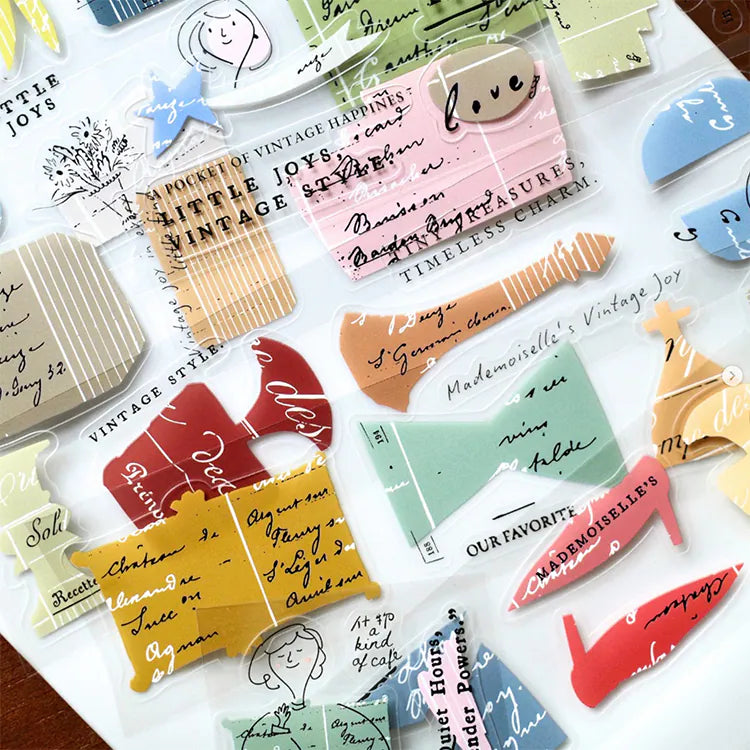 a kind of café Mademoiselle’s Vintage Joy Kiss-Cut PET Tape