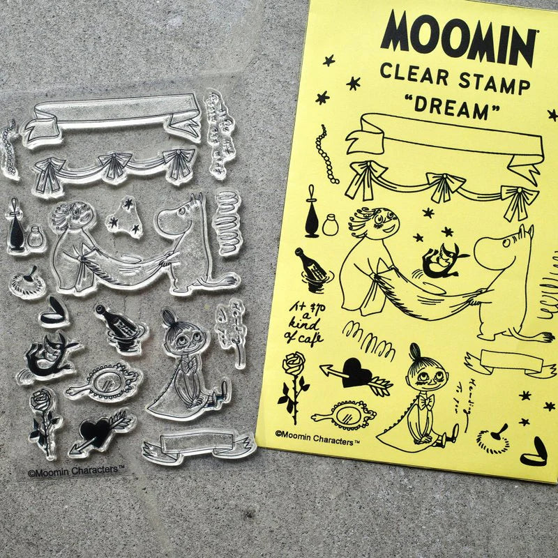 a kind of café x Moomin Clear Stamp Sheet, Limited Edition