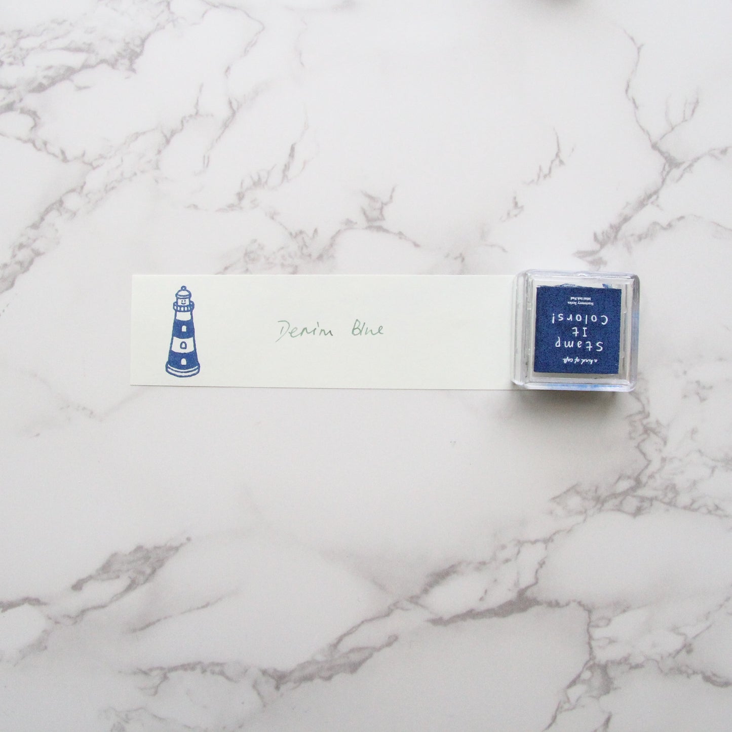 a kind of café Stamp It Colors Mini Ink Pad - Blue Color Collection