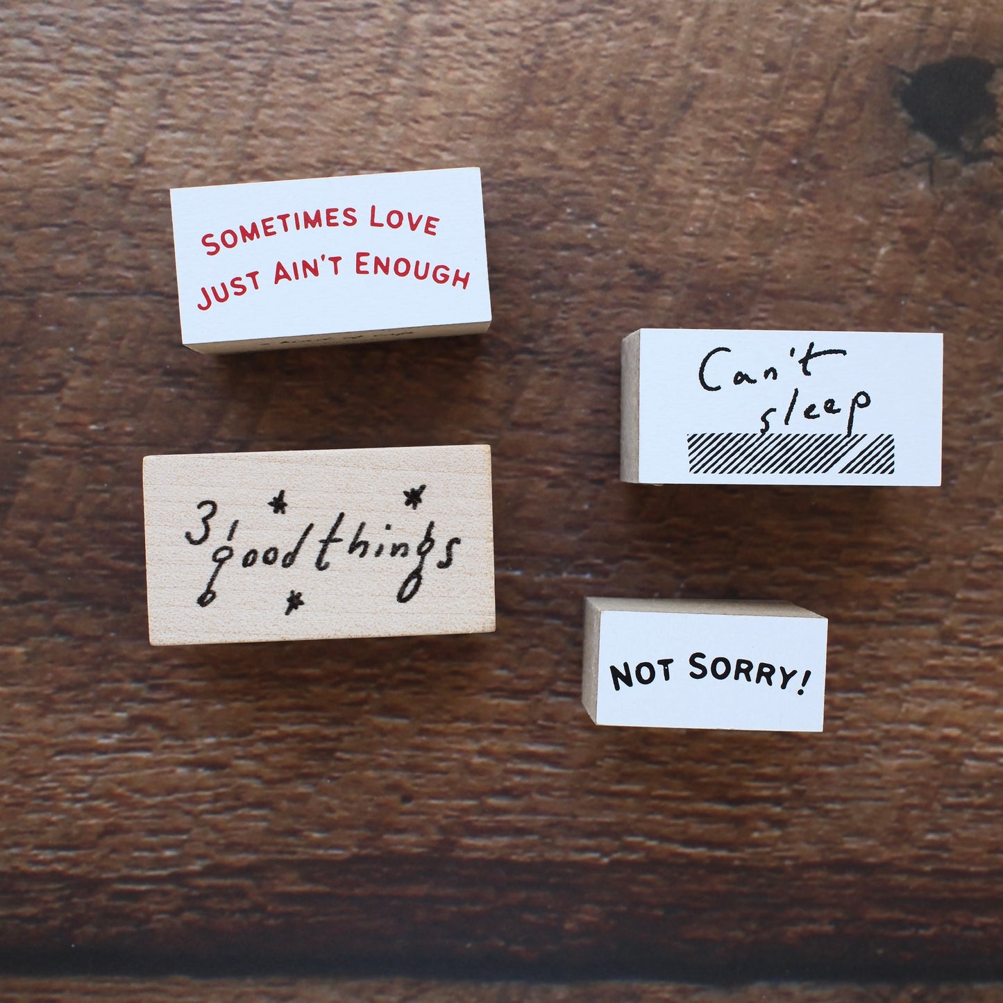 a kind of café Rubber Stamps - 4 designs