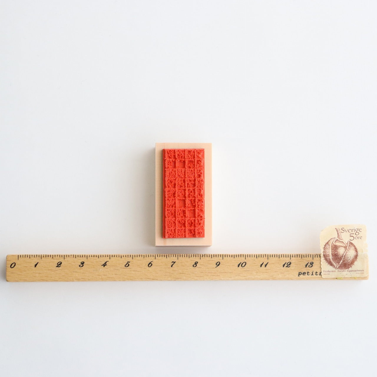 always smile... Square Tiles Rubber Stamp