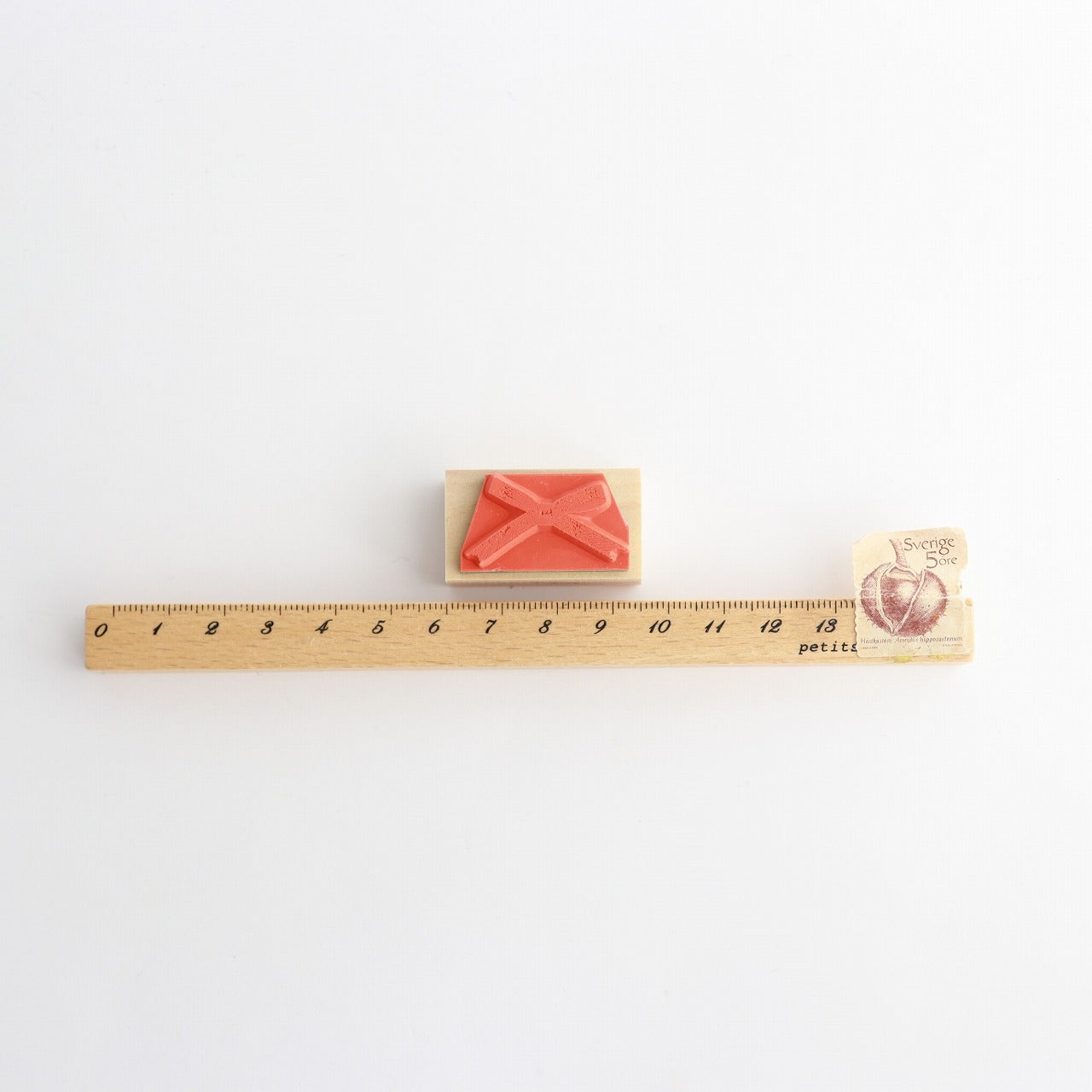 always smile... Ribbon Rubber Stamp