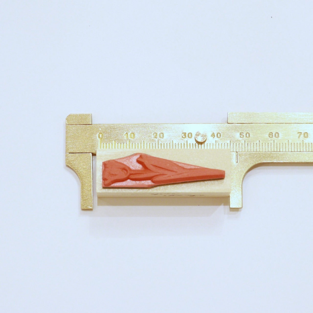 always smile... Tulip Swaying in the Wind Rubber Stamp