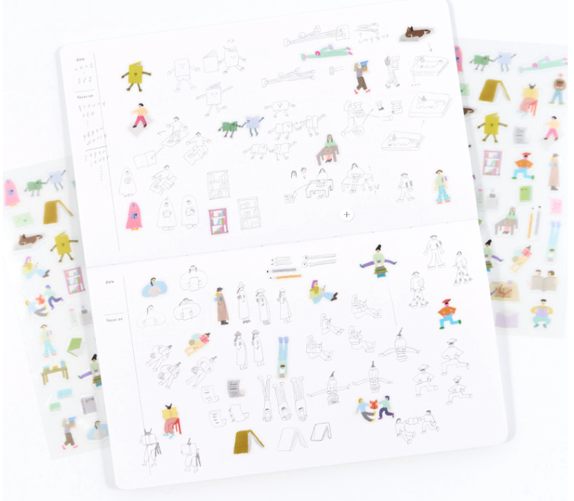 analogue keeper around world sticker, 2 designs