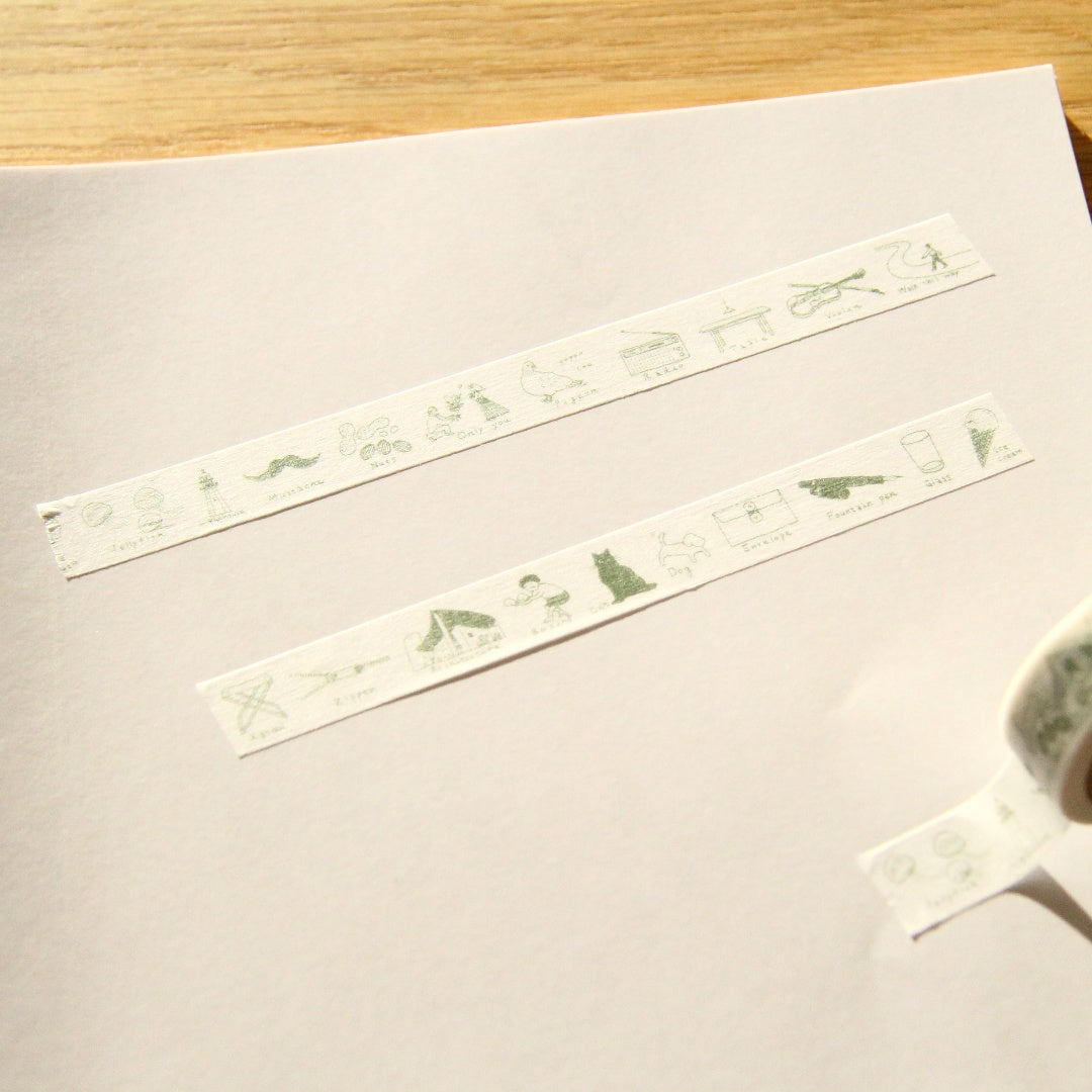 Classiky x Shunshun Washi Tape - alphabet