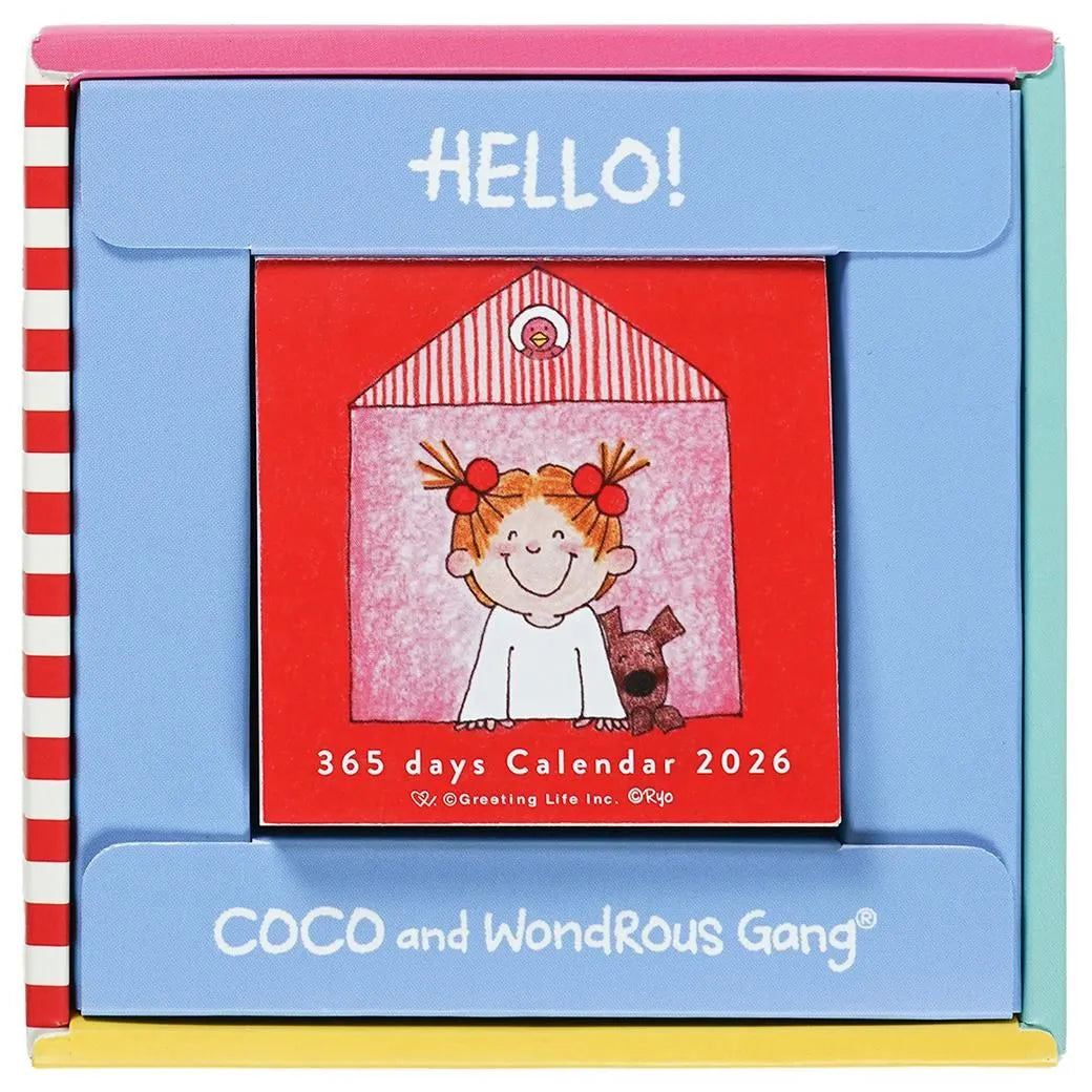 Greeting Life Coco-Chan 2026 Color Tear-off Daily Calendar