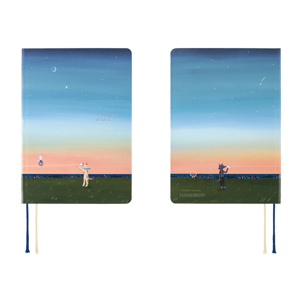 Hobonichi Techo 2027 HON A6 - Hiroko Kubota: String Telephone Until the Moon is Full