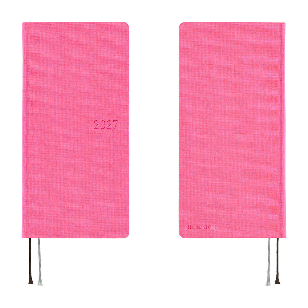 Hobonichi Weeks 2027 - Colors: Pink Sapphire