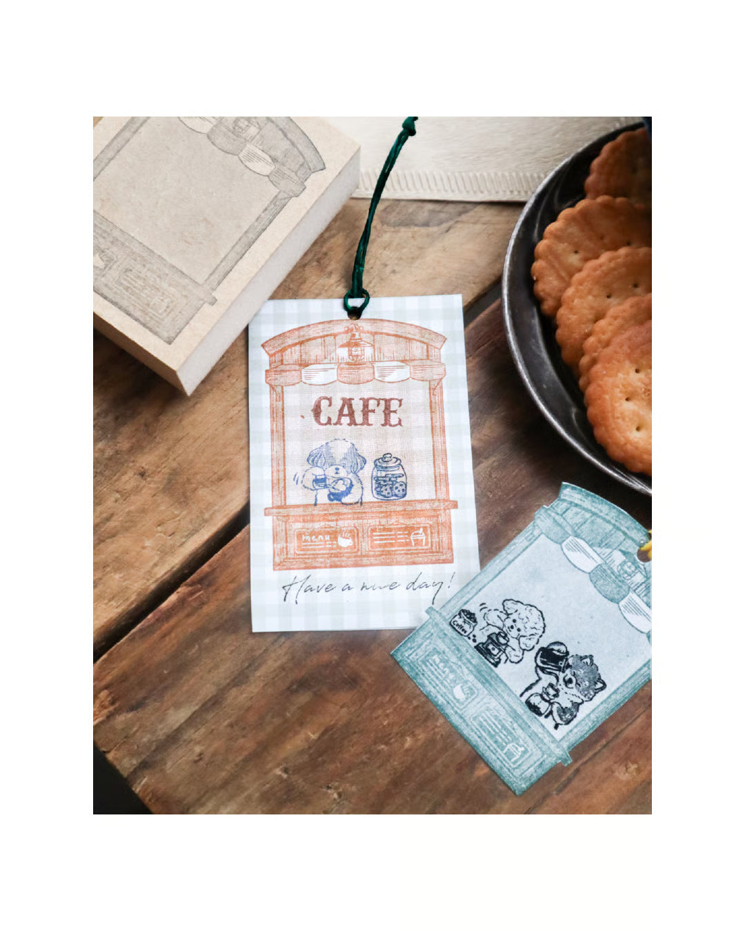 Keibunsha Rubber Stamp - Tone Stamp - Cafe