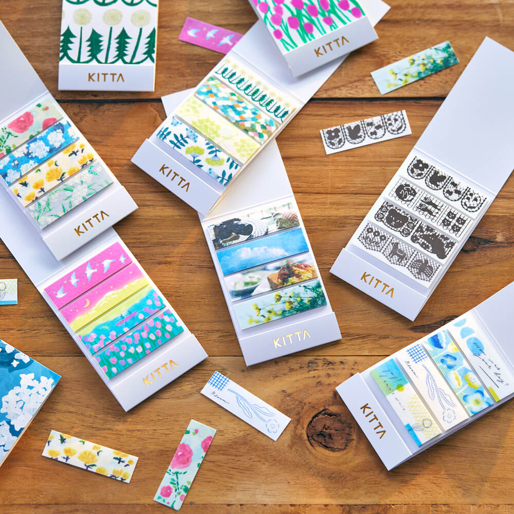 KITTA Portable Washi Tape, Flower 7