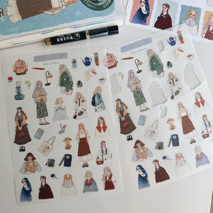 La Dolce Vita Die-cut Washi Sticker - Journal Time