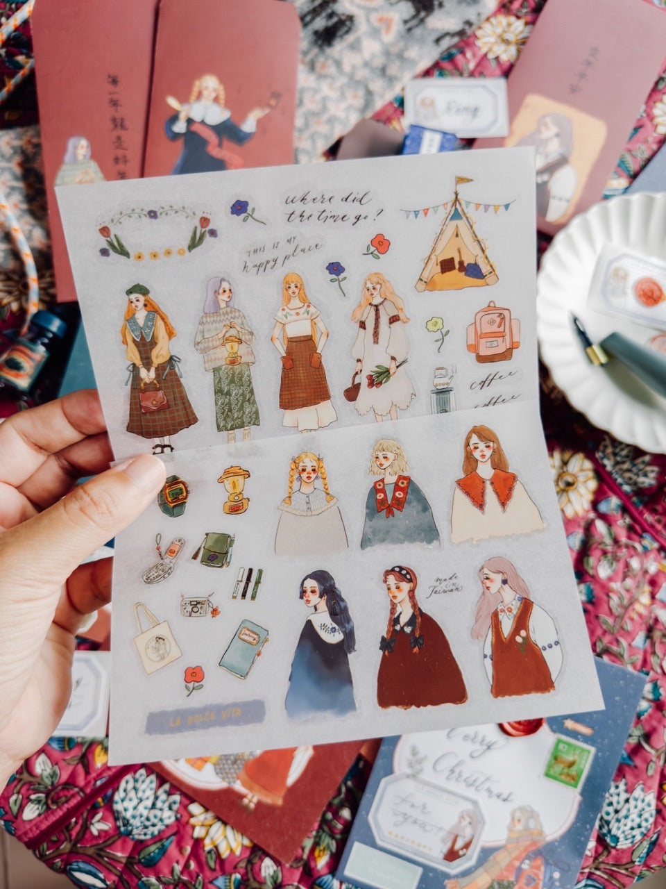 La Dolce Vita Print-On Stickers - Camping Life