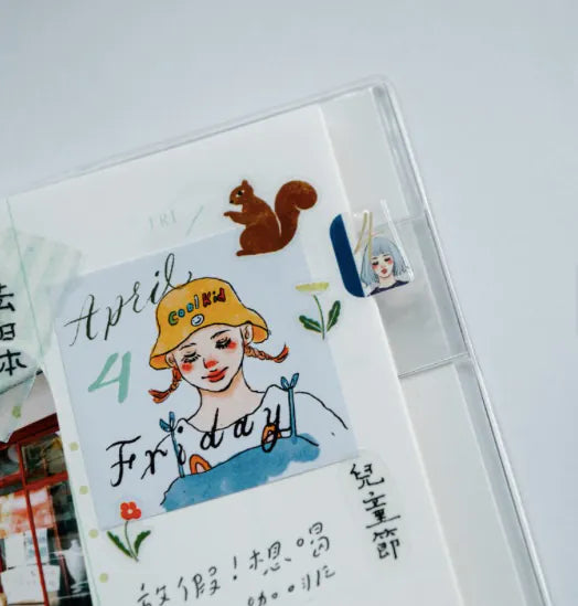 La Dolce Vita Monthly Tab Index Sticker - Sweet Girls