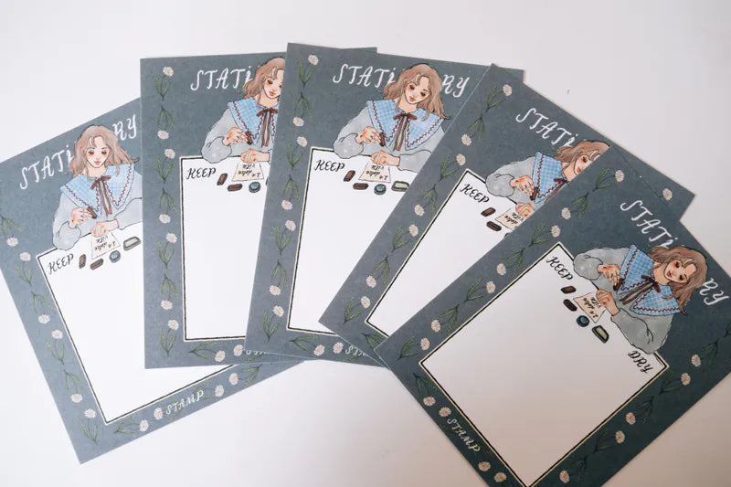 La Dolce Vita Stamping Collection Post Card Set, 5 pcs