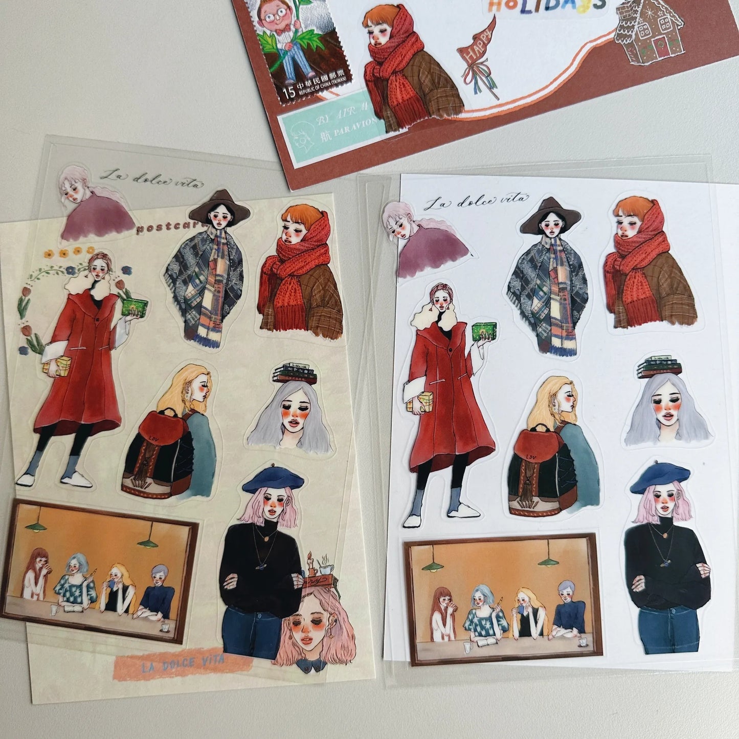 La Dolce Vita Transparent Die-cut Sticker Set - Winter is Around the Corner