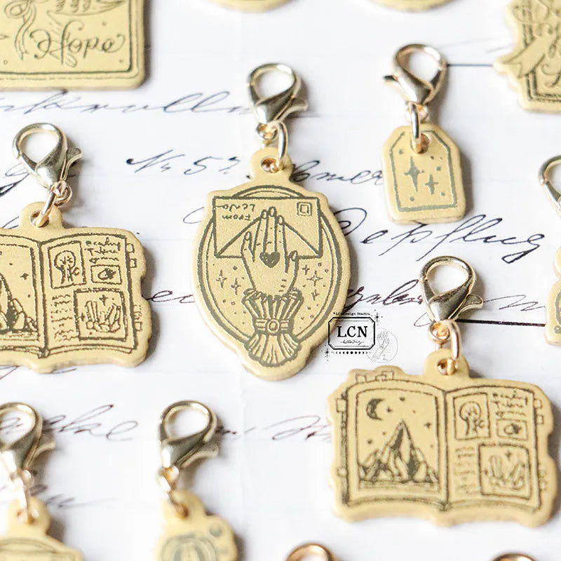 LCN Design Studio Brass Charm - Hand Clip