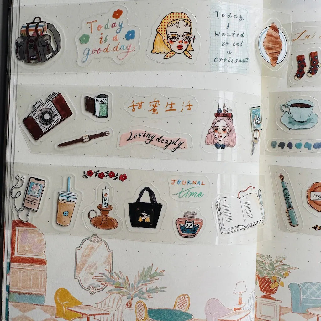 La Dolce Vita 365 Days of Daily Moments Kiss-cut PET Tape