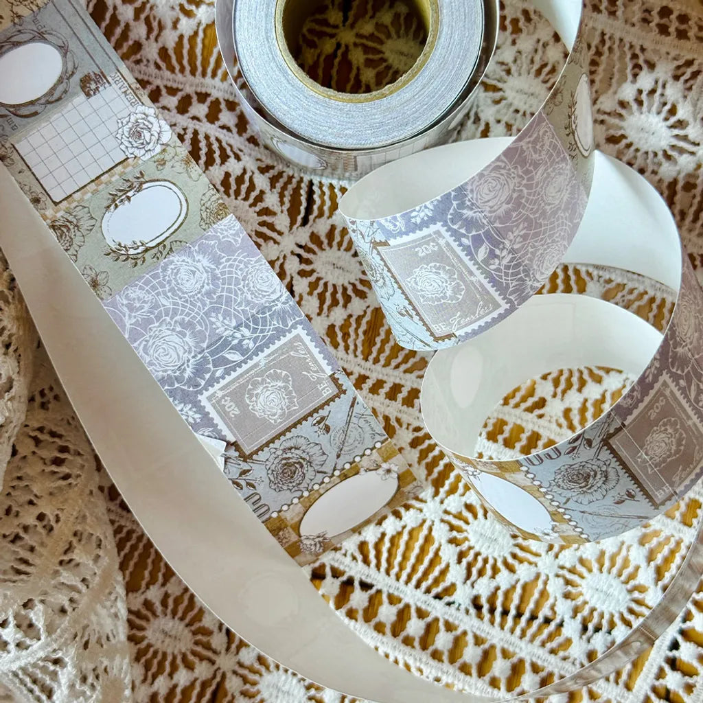 Loidesign x Journal Pages Label Sticker - Roses in the Dusk