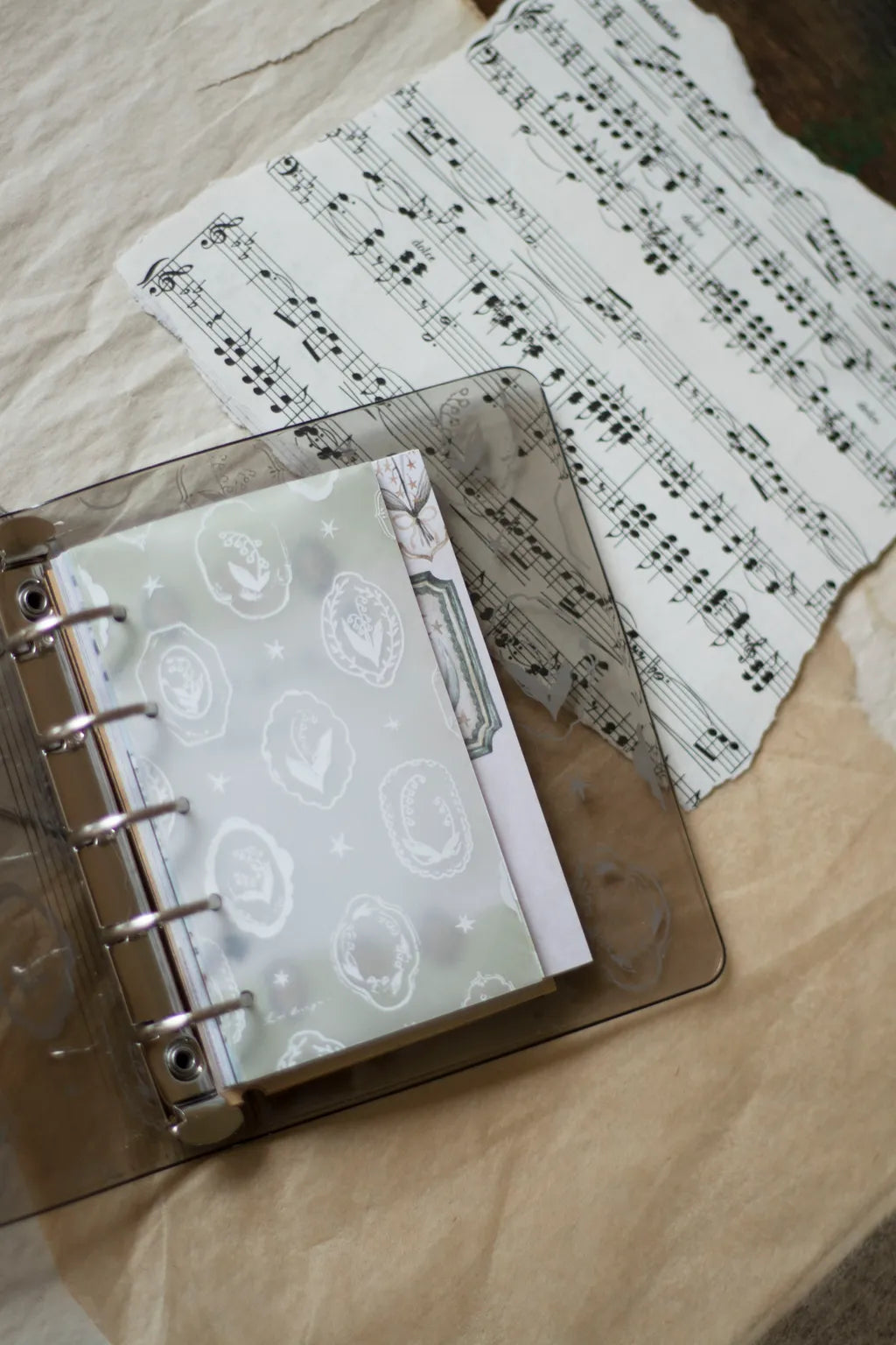 Loidesign Lily of the Valley Collection PVC M5 Binder, Cover Only