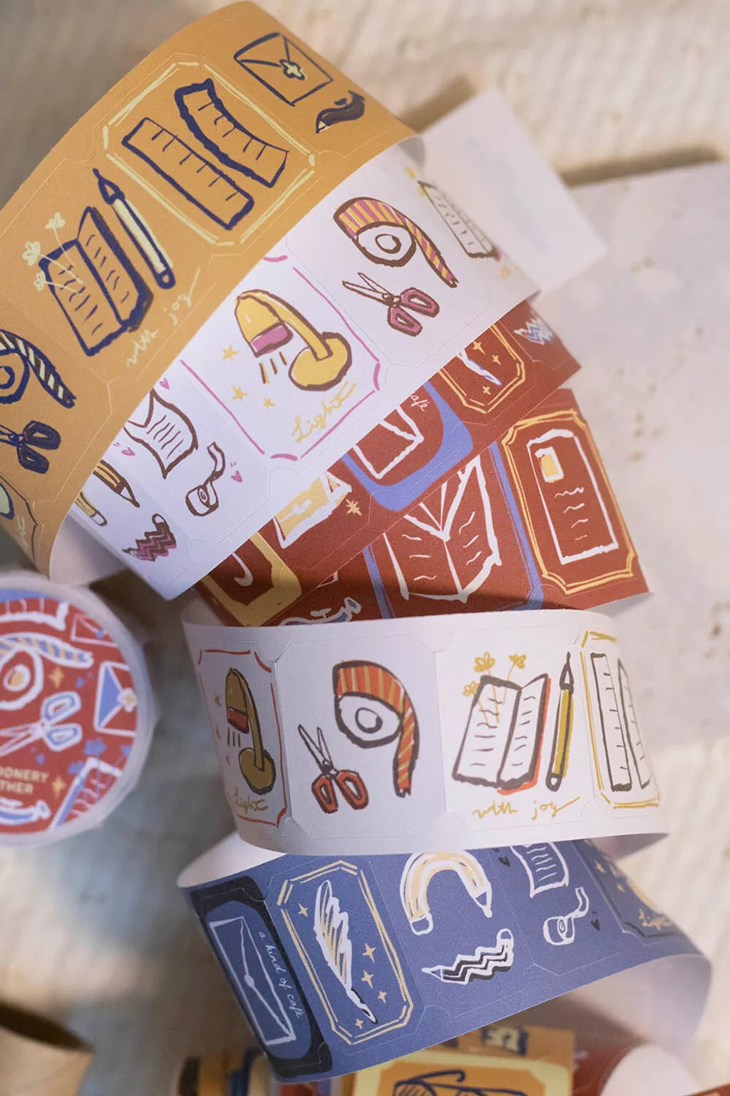 Loidesign x a kind of café Die-cut Style Tape - Stationery Gather