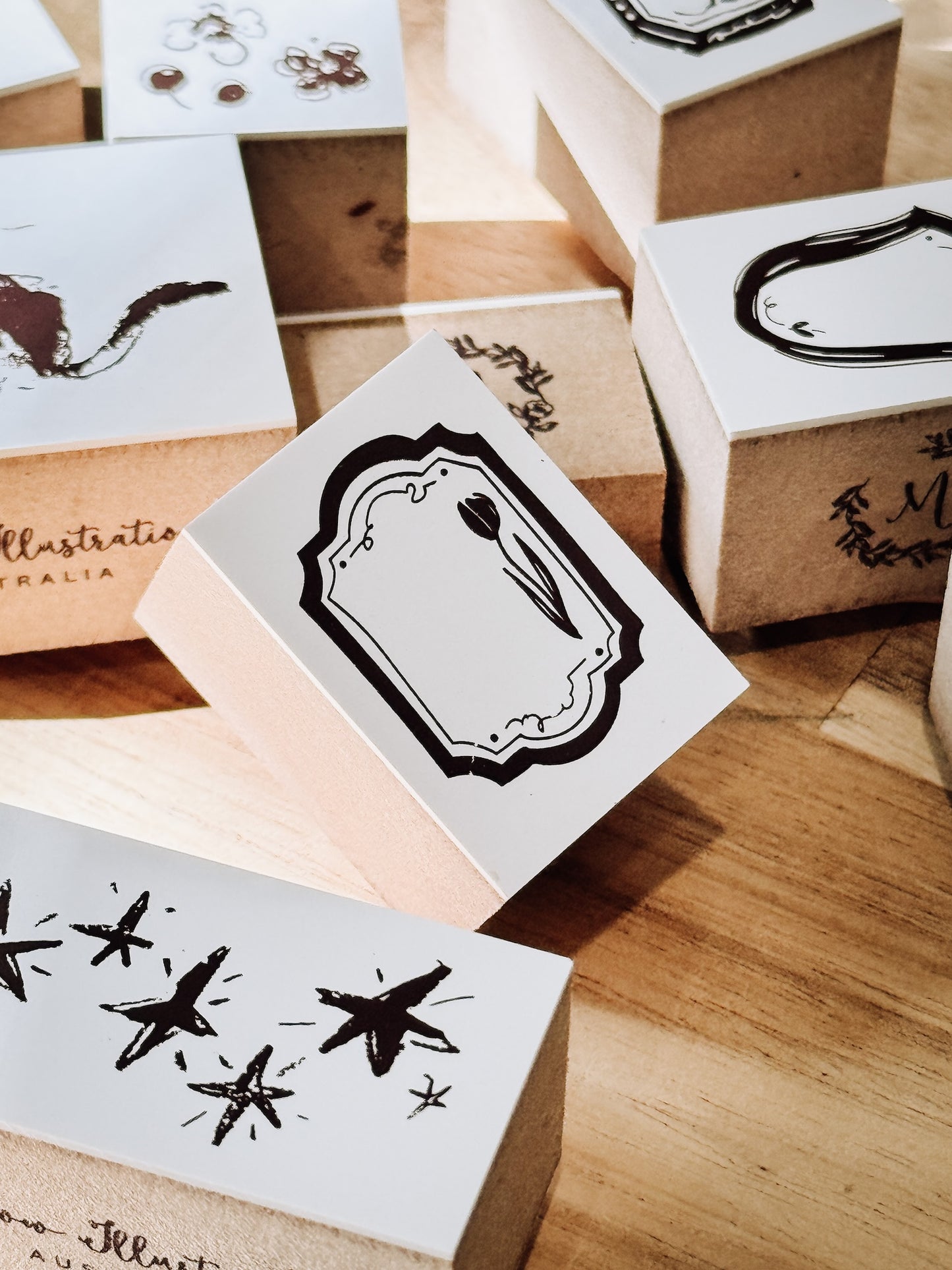 Meow Illustration Collector Mr. M Series Rubber Stamp, 6 designs