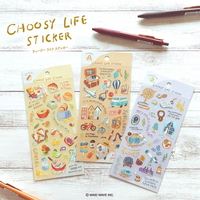 Mind Wave Choosy Life Sticker - Stargazing