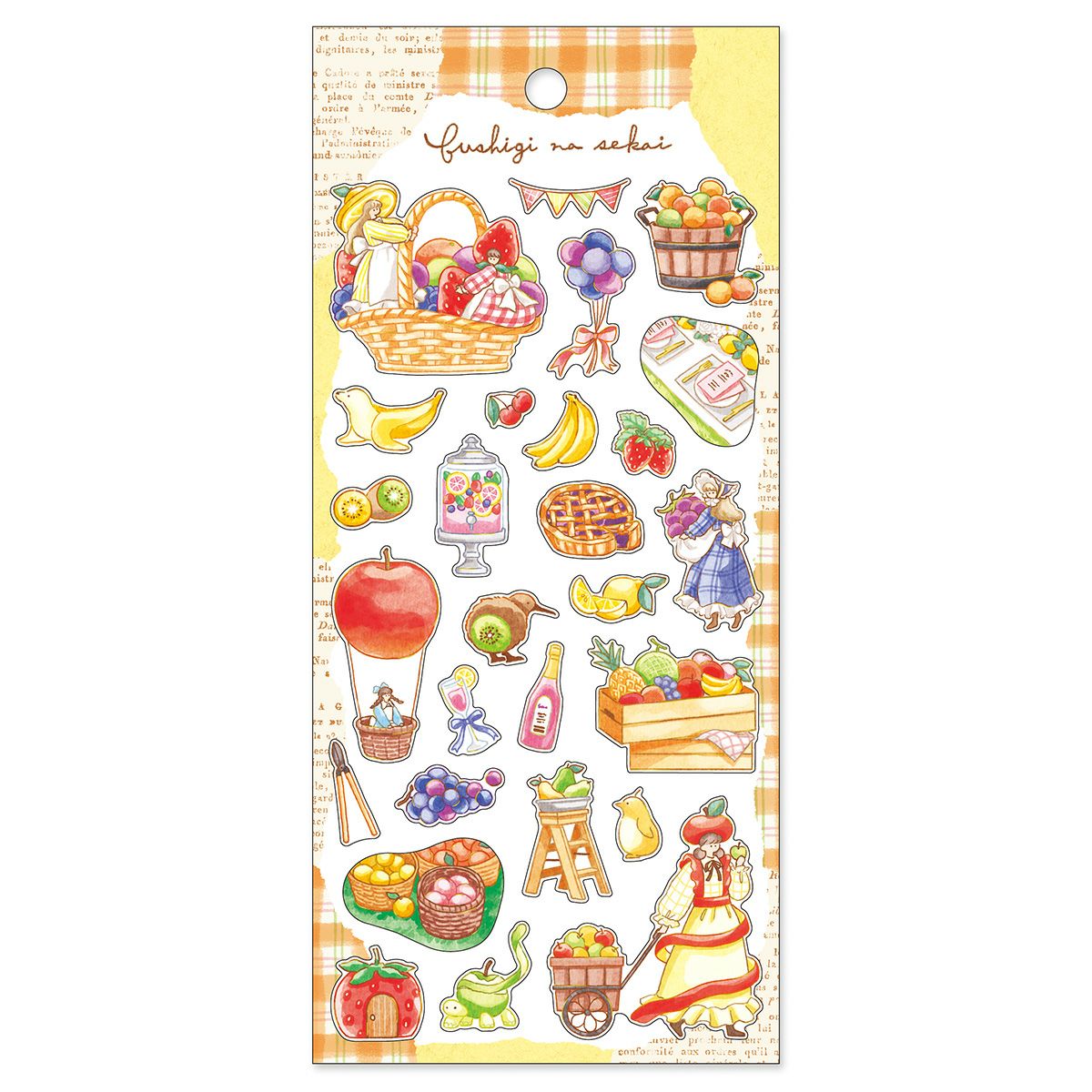 Mind Wave Magical World Gold Foil Sticker - Fruit Harvest