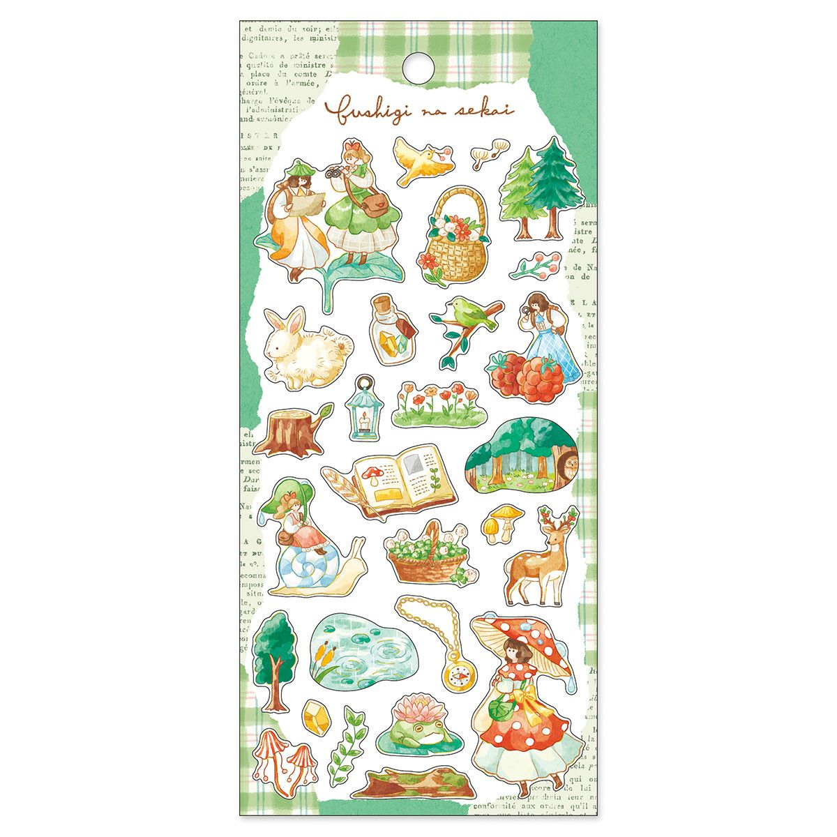 Mind Wave Magical World Gold Foil Sticker - Forest Exploration