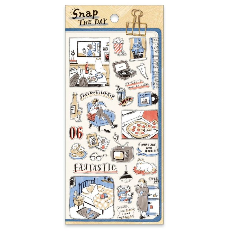 Mind Wave Snap the Day Sticker - Watch Movies