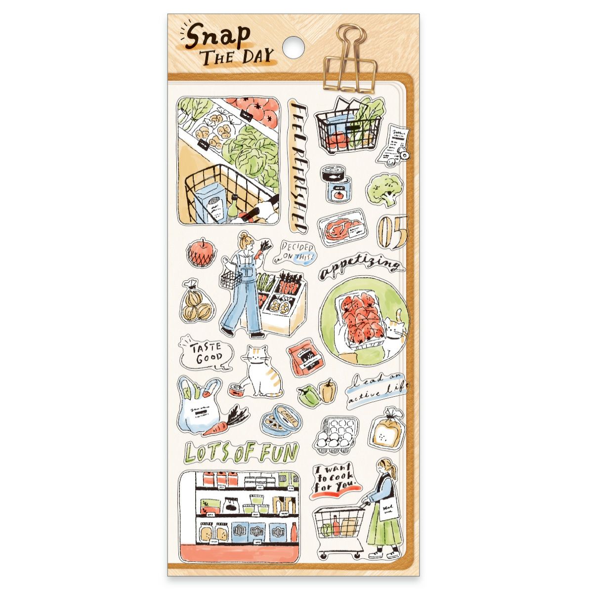 Mind Wave Snap the Day Sticker - Shopping