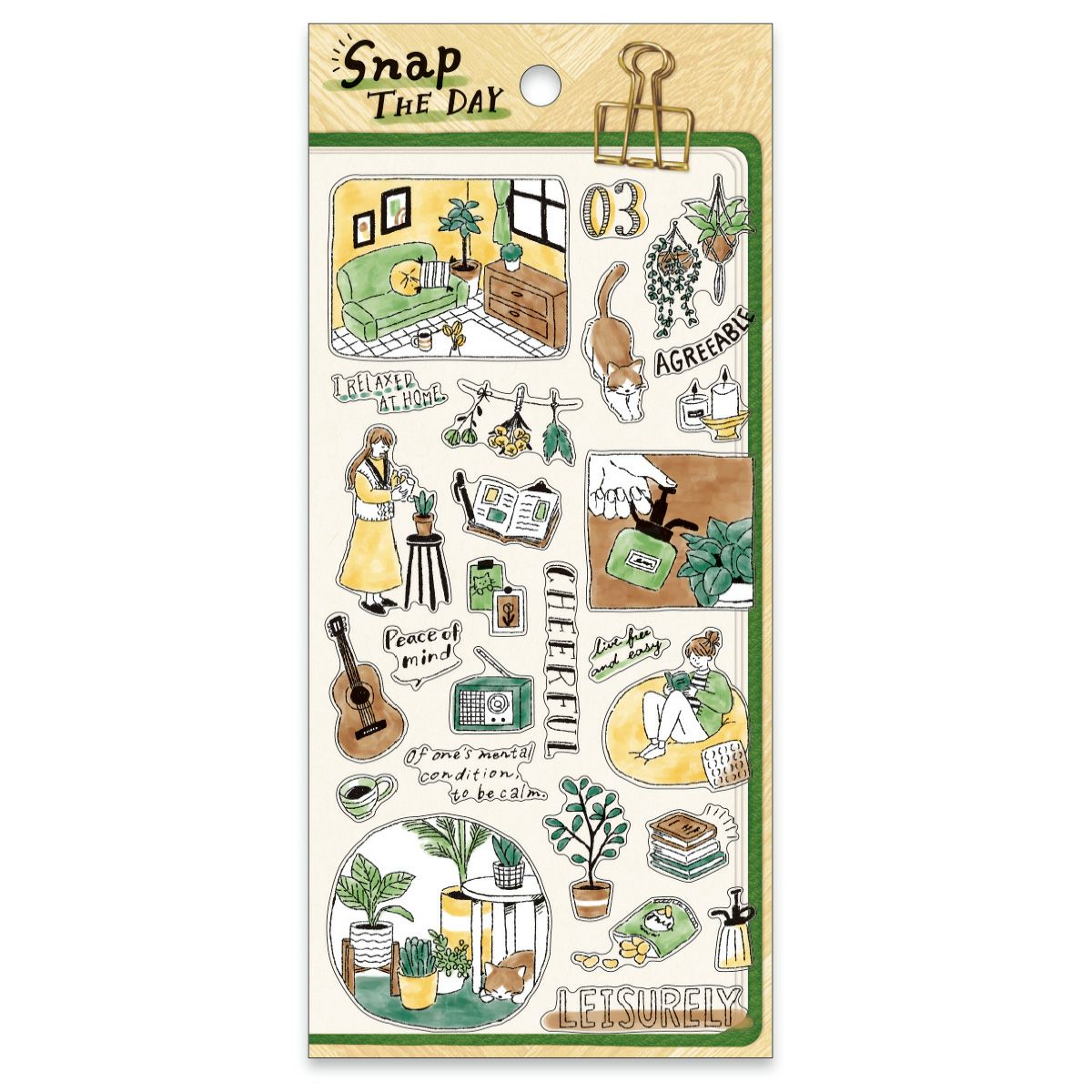 Mind Wave Snap the Day Sticker - Relaxed