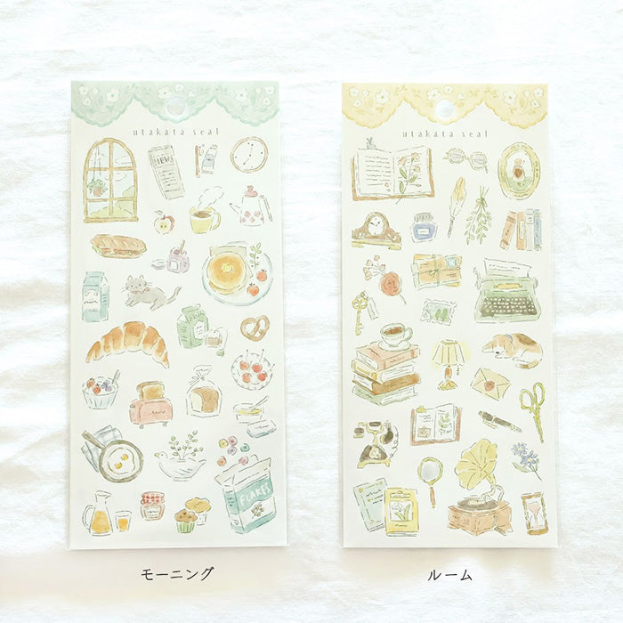 Mind Wave utakata seal Sticker - Room